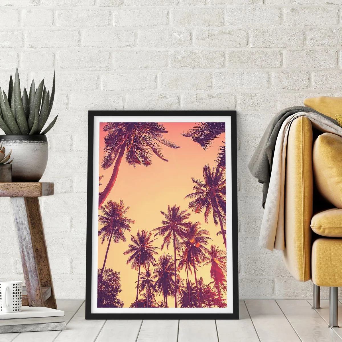 Poster in black frame - Tropical Variation - 30x40 cm
