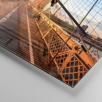 Clock face with lines