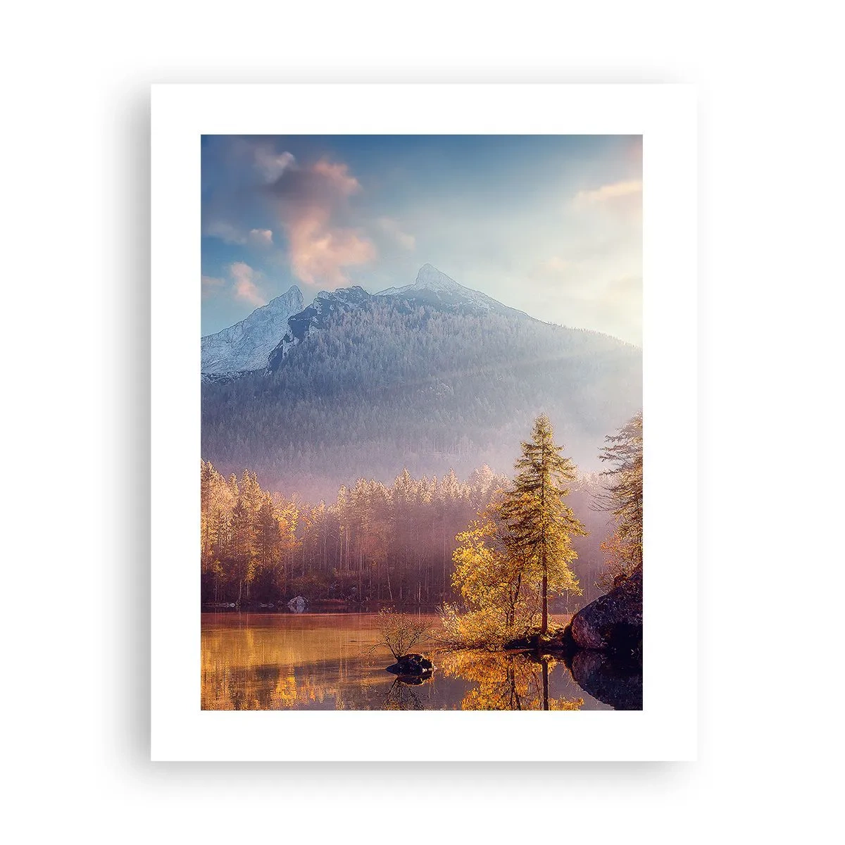 Poster - In the Mountains and Valleys - 40x50 cm