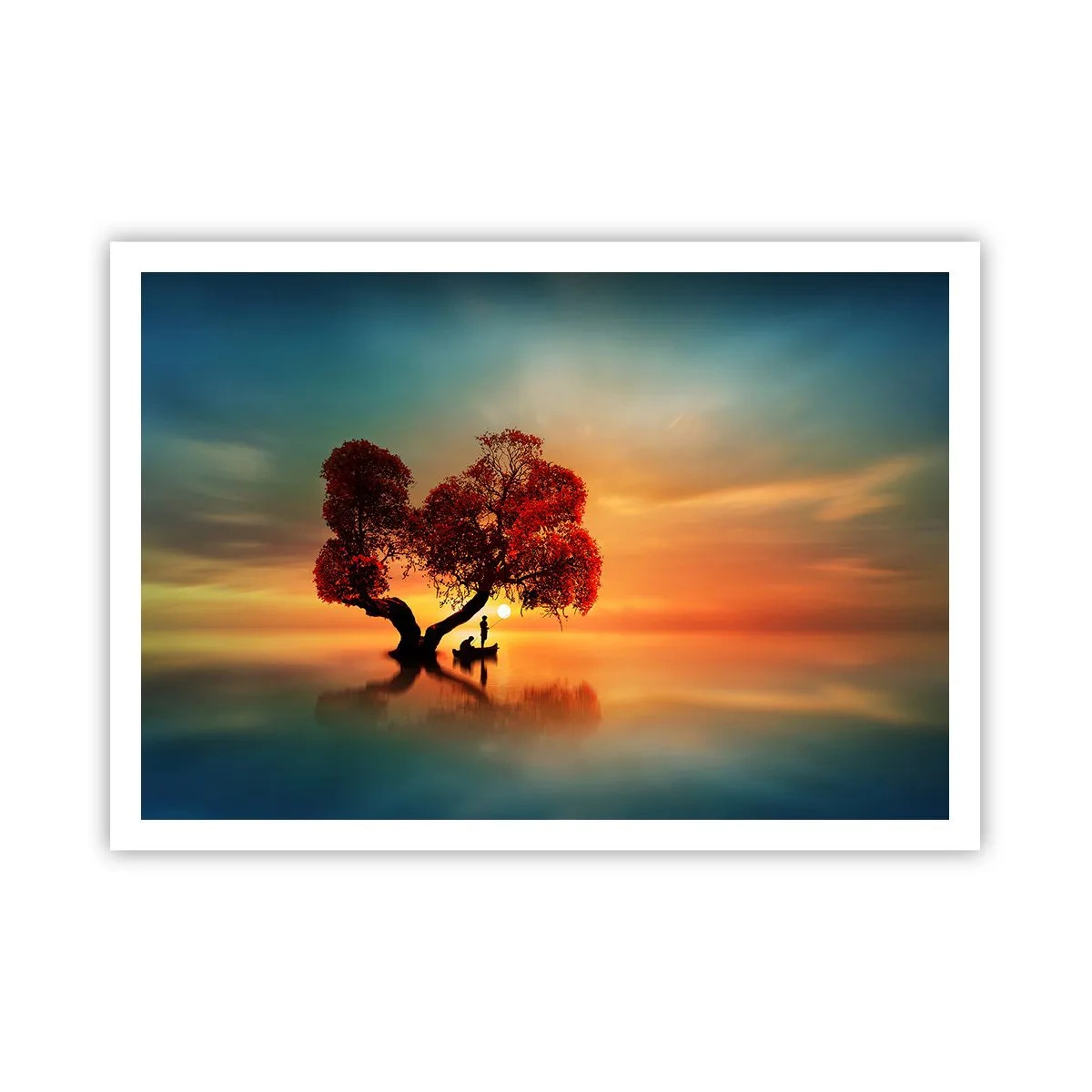 Poster - Far Away and Lost to the World - 100x70 cm