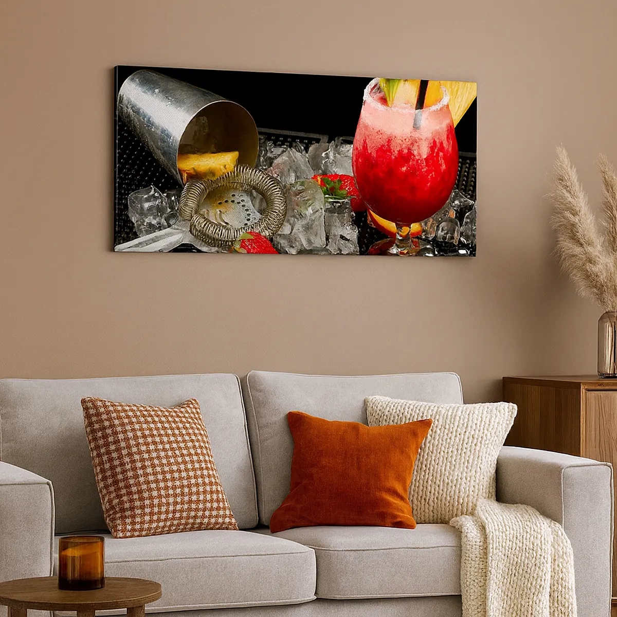 Canvas picture - Coctail of Flavours - 30x30 cm