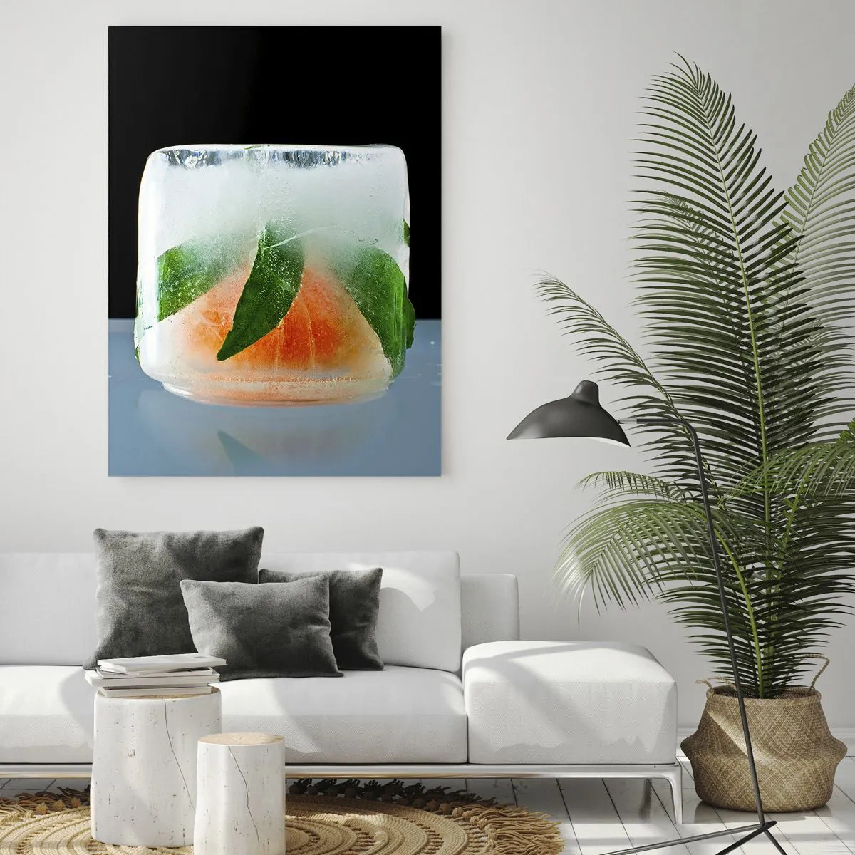 Glass picture - Freshness and Coolness - 50x70 cm
