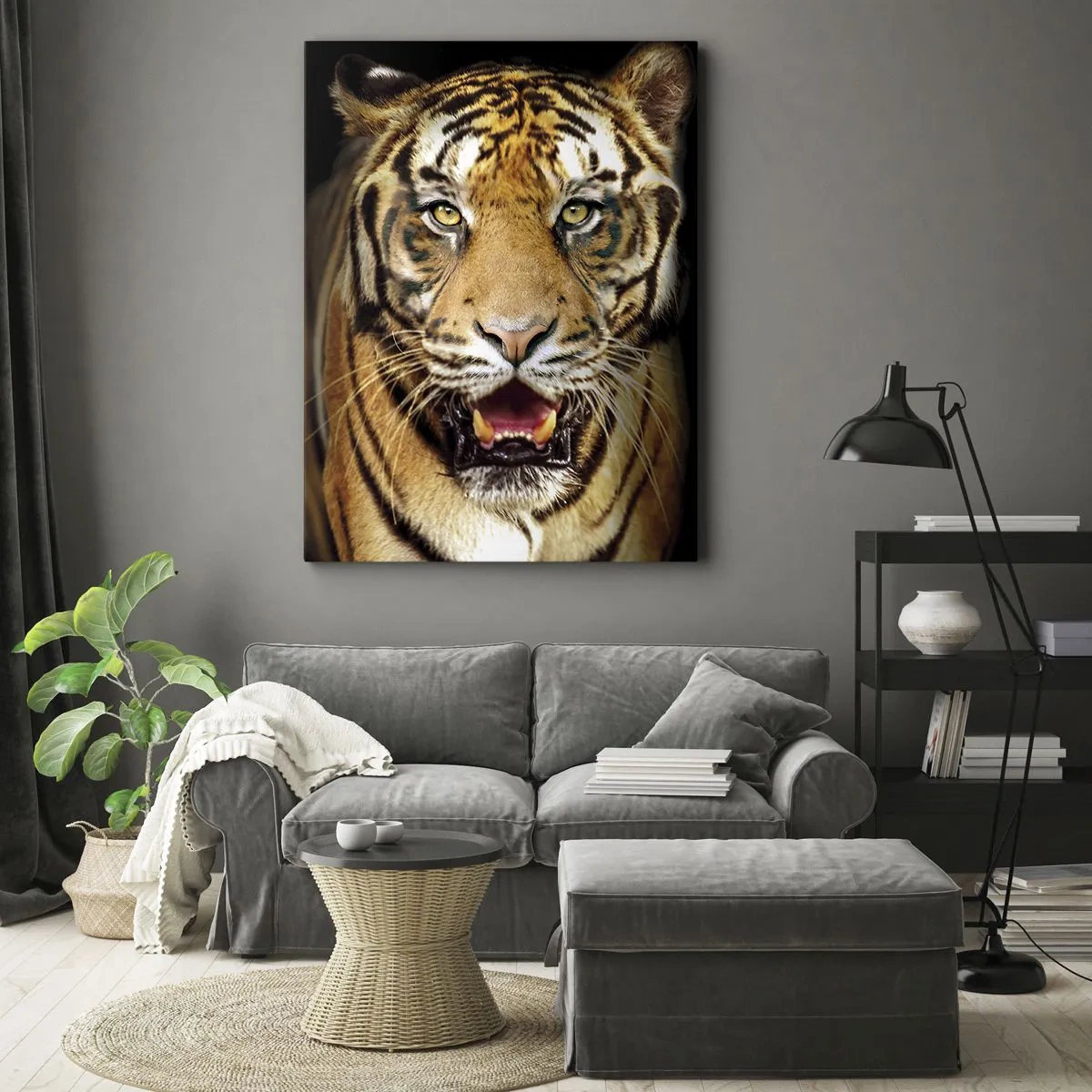 Canvas picture - Wild at Heart - 55x100 cm