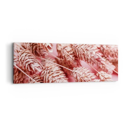 Canvas picture - Flowery Cascade in Pink - 90x30 cm