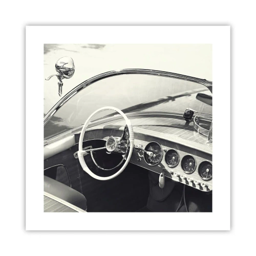 Poster - Weather for the Rich - 40x40 cm