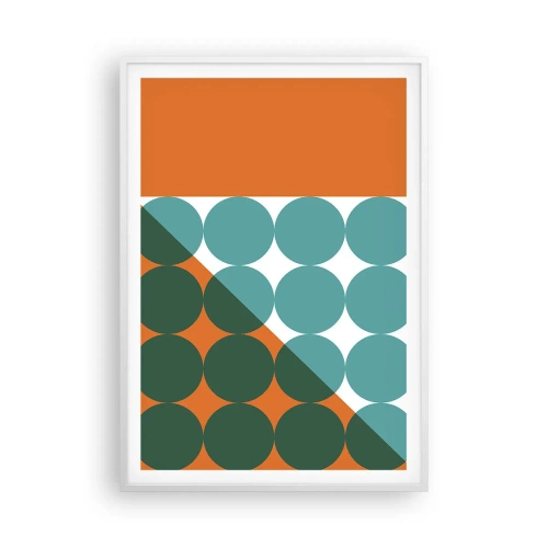 Poster in white frmae - Upwards and Diagonally - 70x100 cm