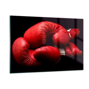 Glass picture - Fight Emotions Are Behind Us - 120x80 cm
