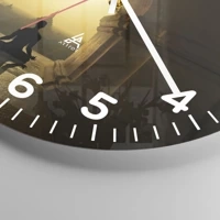 Clock face with numbers