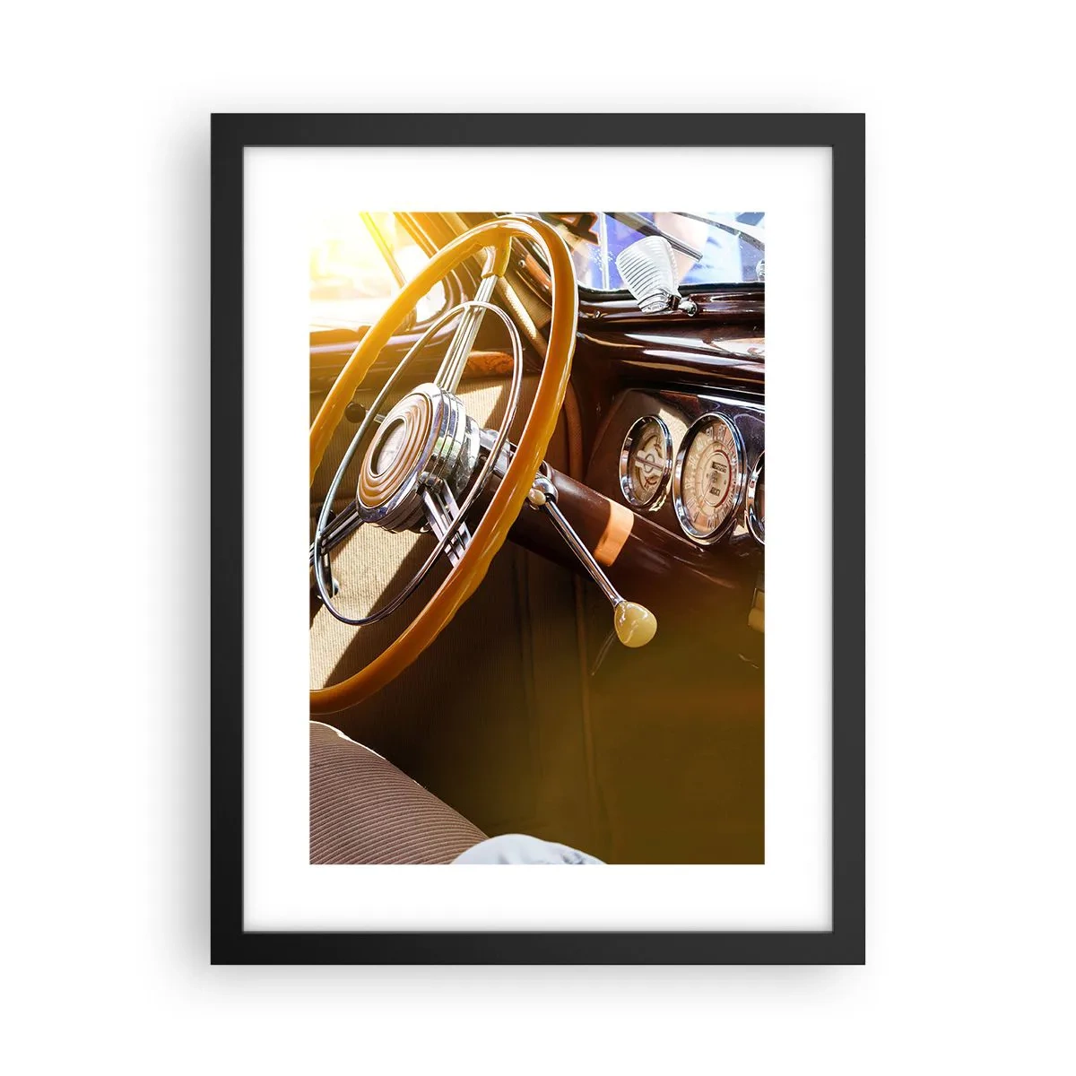 Poster in black frame - Breath of Luxury form the Past - 30x40 cm