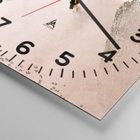 Clock face with numbers