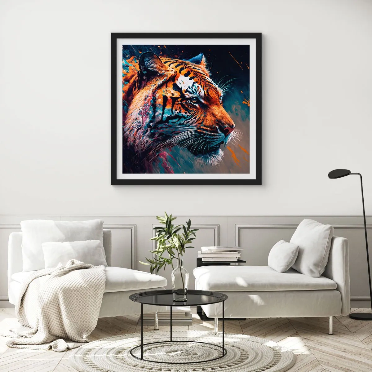Poster in black frame - Wild Beauty - 30x30 cm