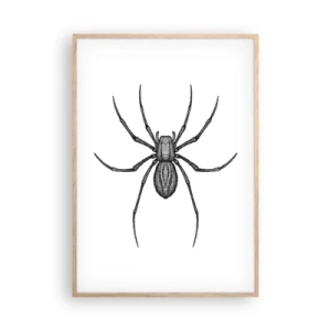 Poster in light oak frame - Disturbing Precision - 70x100 cm