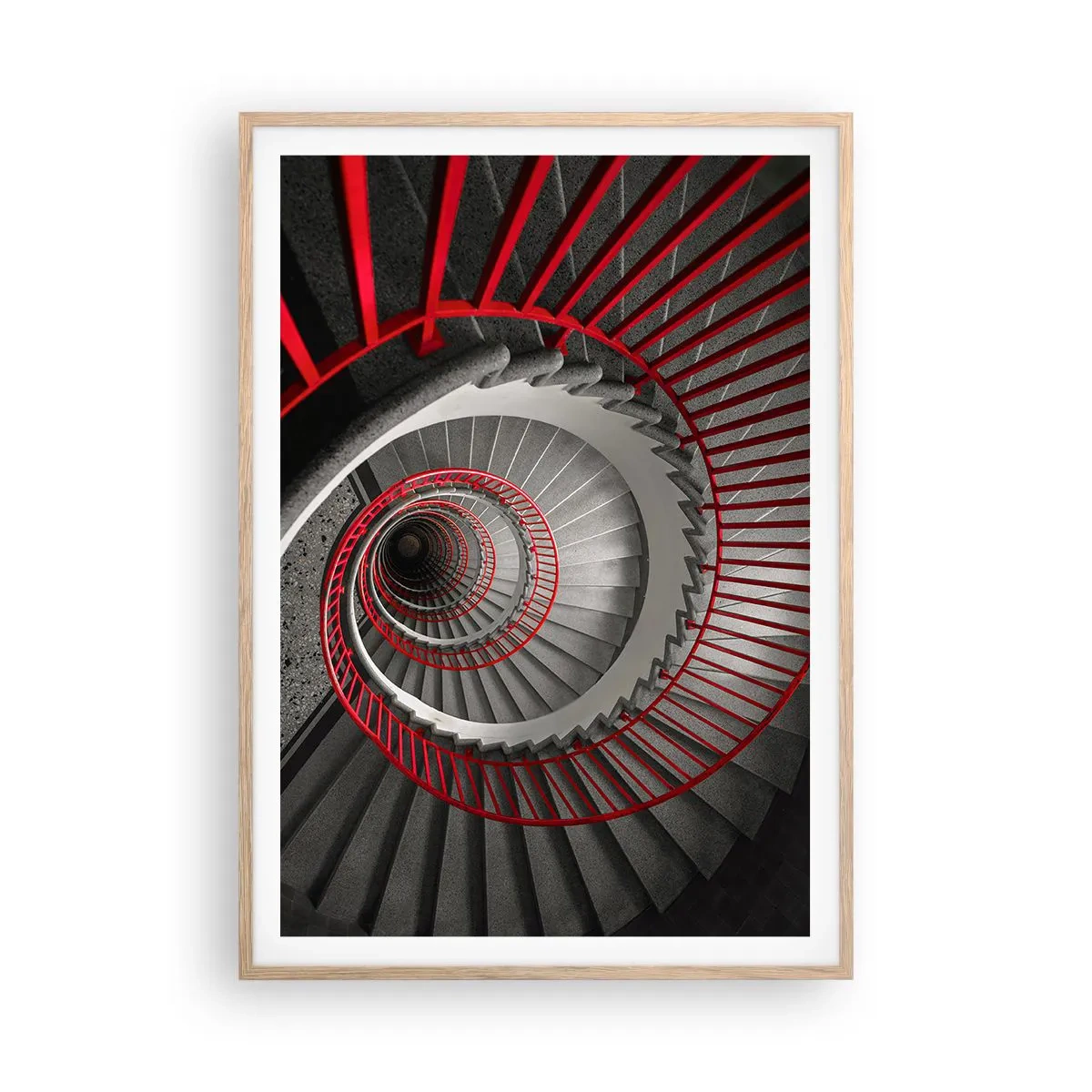 Poster in light oak frame - Games of Architecture - 70x100 cm