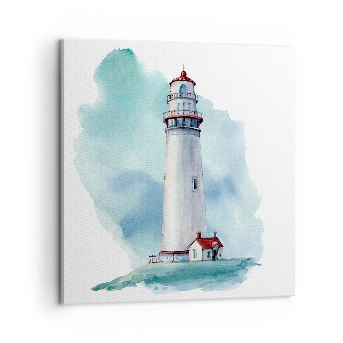 Canvas picture - Gentle Sister of Blue - 60x60 cm