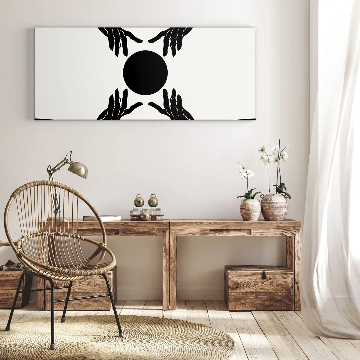 Canvas picture - Secret Sign - 90x30 cm