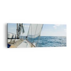 Canvas picture - Ahoy, Adventure - 140x50 cm