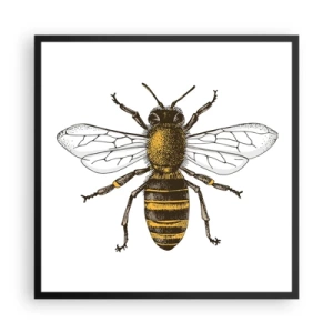 Poster in black frame - Beautiful and Good - 60x60 cm