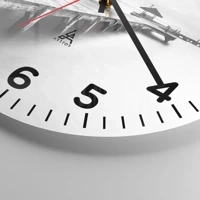 Clock face with numbers