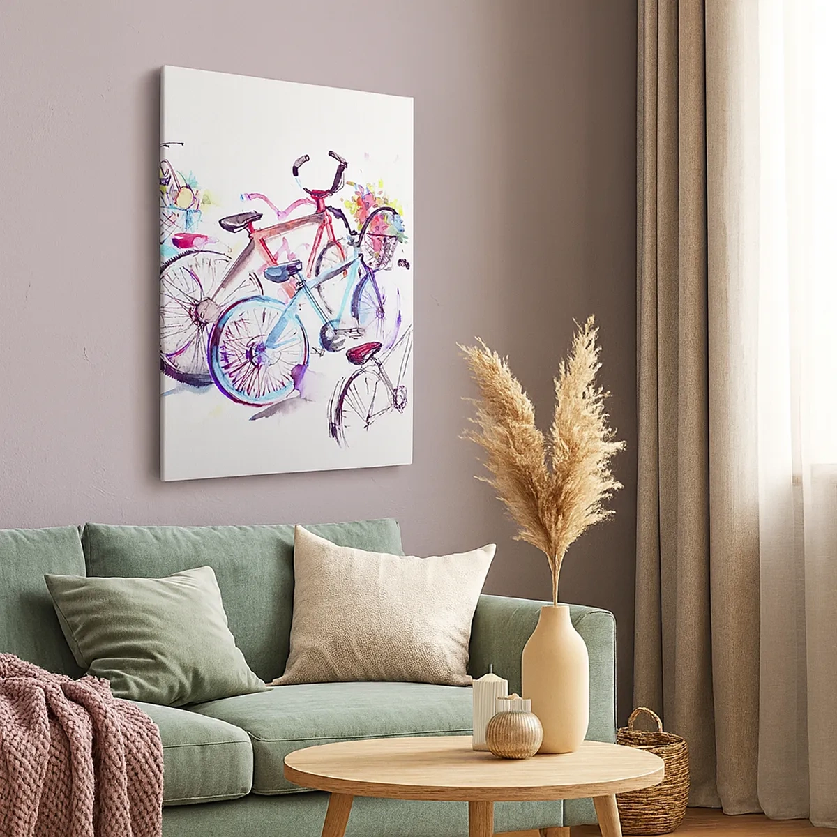 Canvas picture - Anti-moto Club Reunion - 50x70 cm