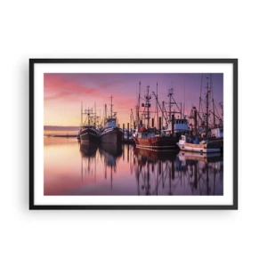 Poster in black frame - Before Dawn - 70x50 cm