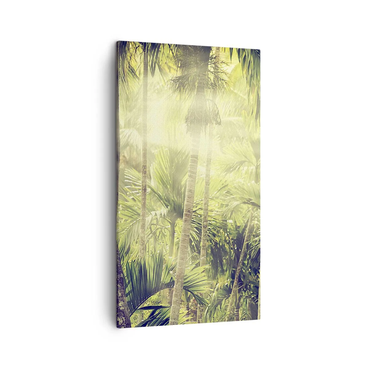 Canvas picture - In Green Heat - 45x80 cm