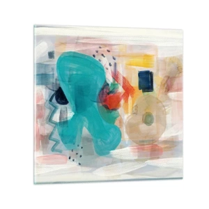 Glass picture - Colourful Game - 70x70 cm