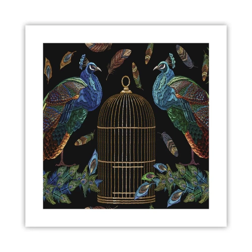 Poster - In Royal Robes - 40x40 cm