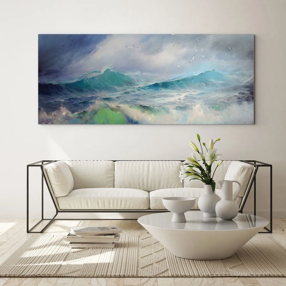 Glass picture - Gone with the Wind - 90x30 cm