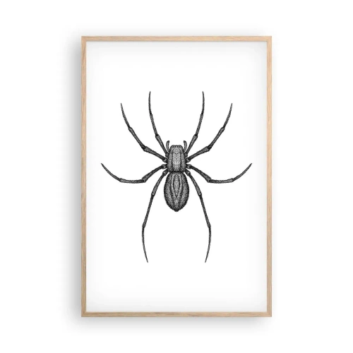 Poster in light oak frame - Disturbing Precision - 61x91 cm
