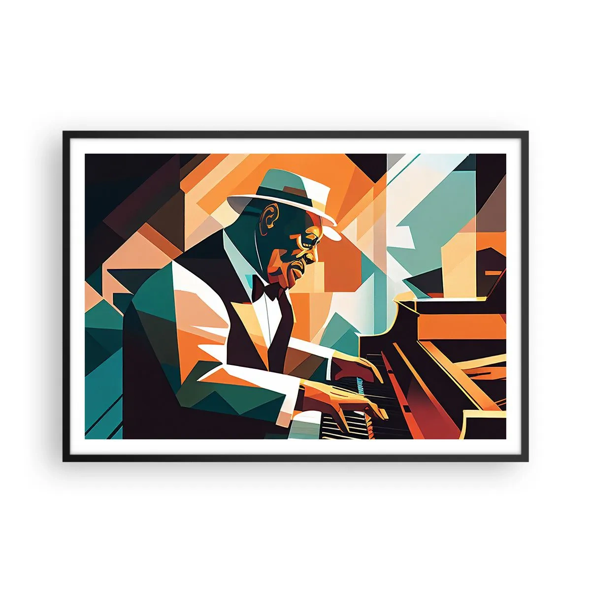 Poster in black frame - All that Jazz - 100x70 cm