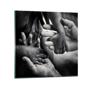 Glass picture - To be a Man - 60x60 cm