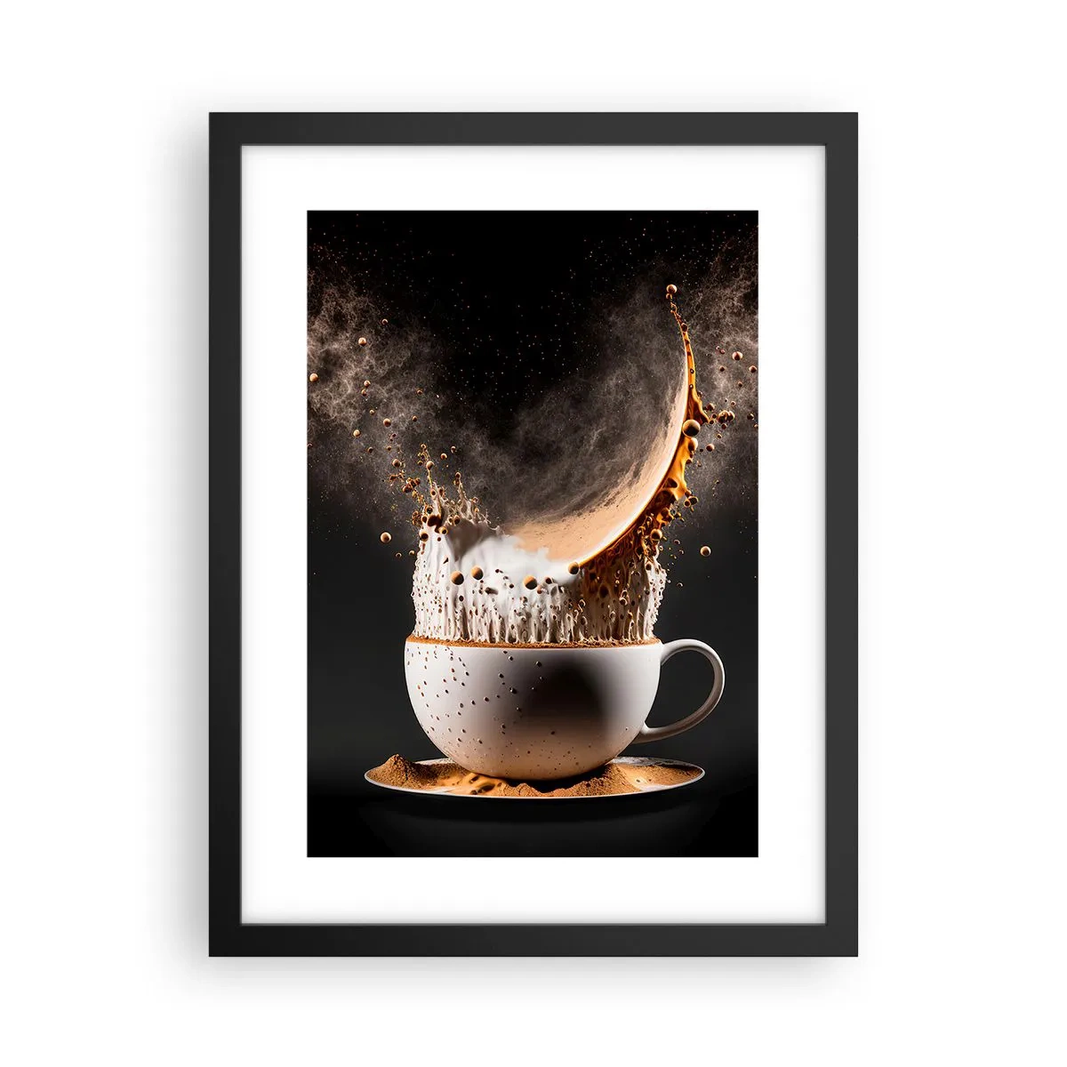 Poster in black frame - Explosion of Flavour - 30x40 cm