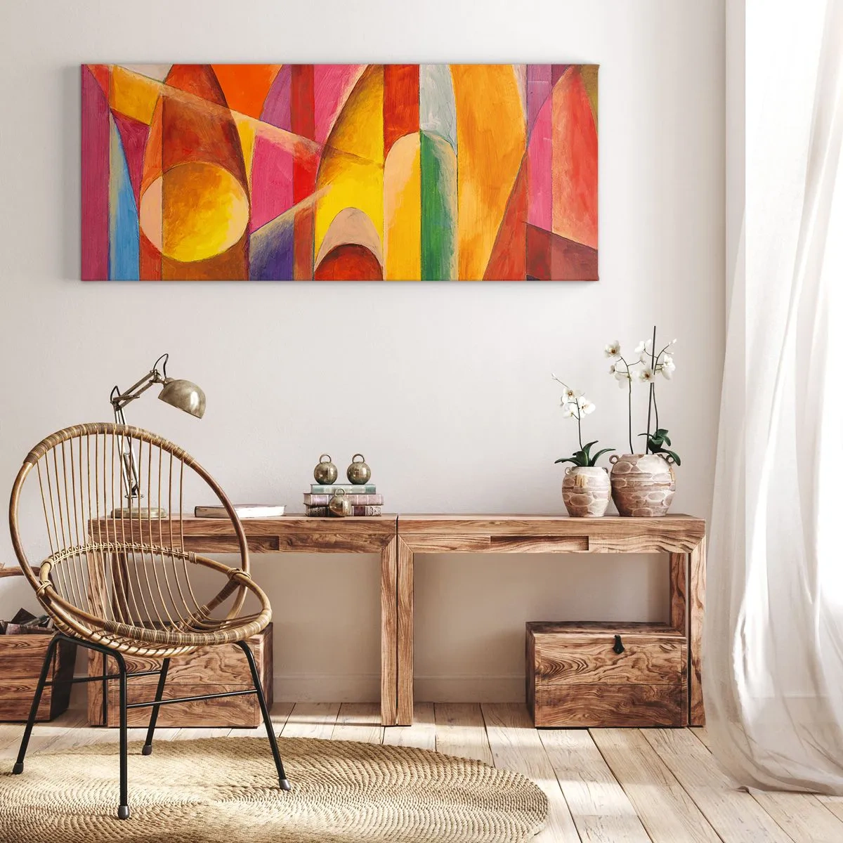 Canvas picture - Cathedral of the Sun - 120x50 cm