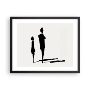 Poster in black frame - Surely Together? - 50x40 cm