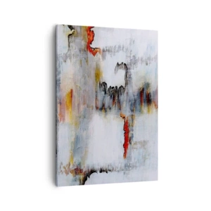 Canvas picture - With a Stick on Water - 50x70 cm