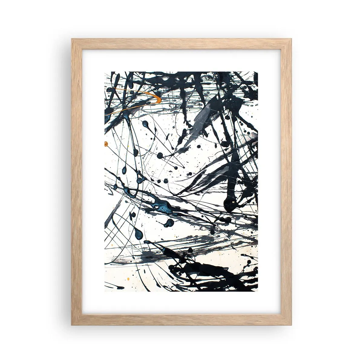 Poster in light oak frame - With or Without Meaning? - 30x40 cm