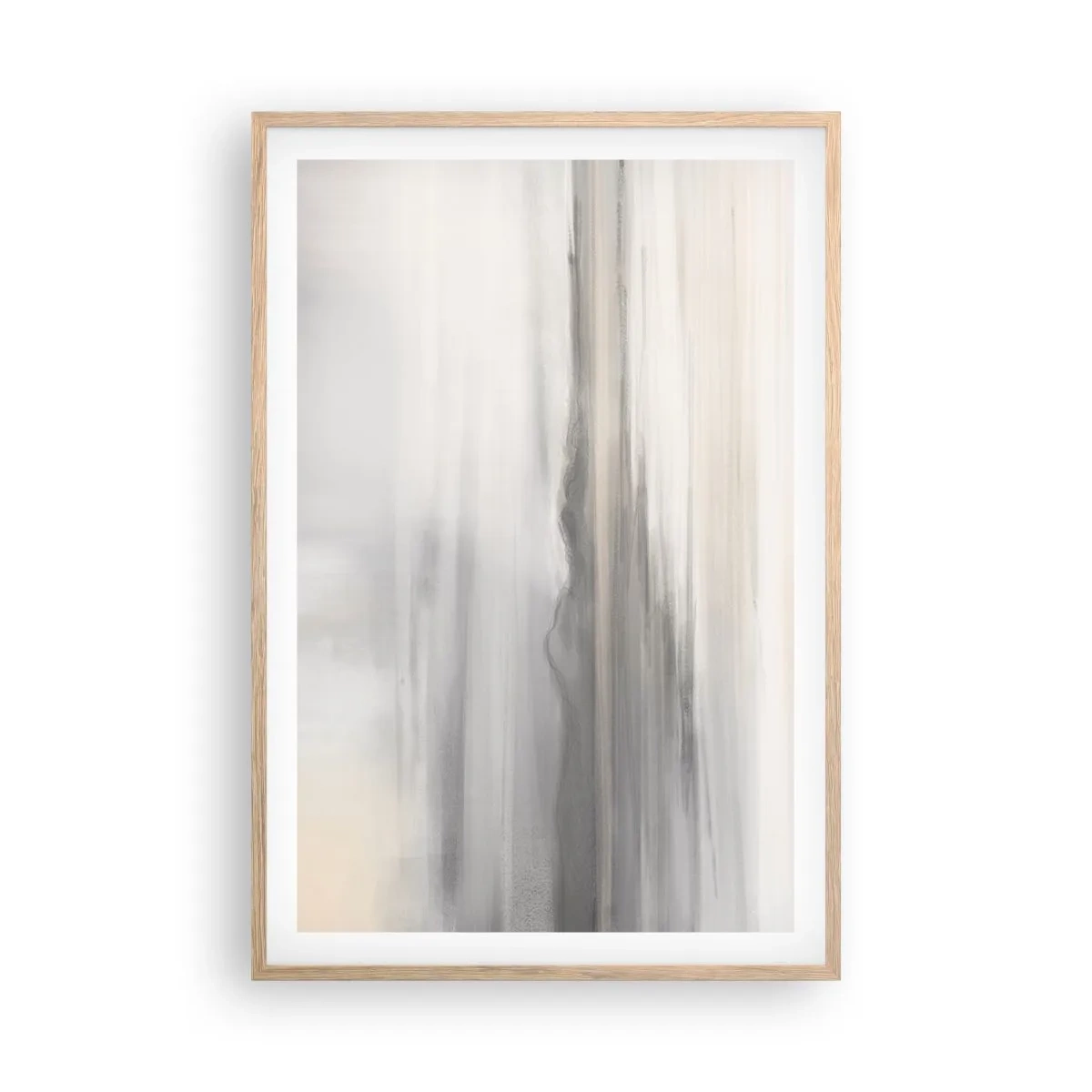 Poster in light oak frame - Thoughtful Distance - 61x91 cm