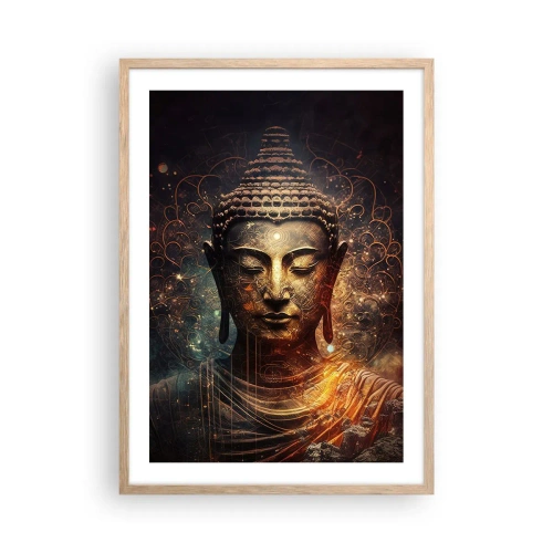 Poster in light oak frame - Spiritual Balance - 50x70 cm