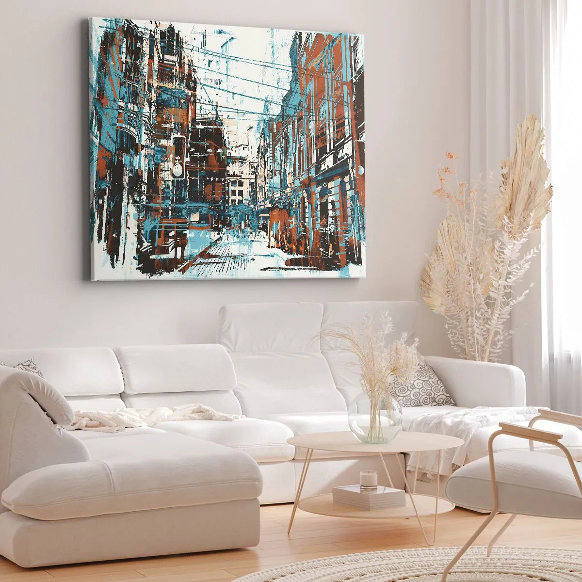 Canvas picture - Blazed City Trail - 120x80 cm