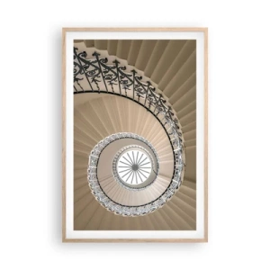 Poster in light oak frame - Inside the Shell - 61x91 cm