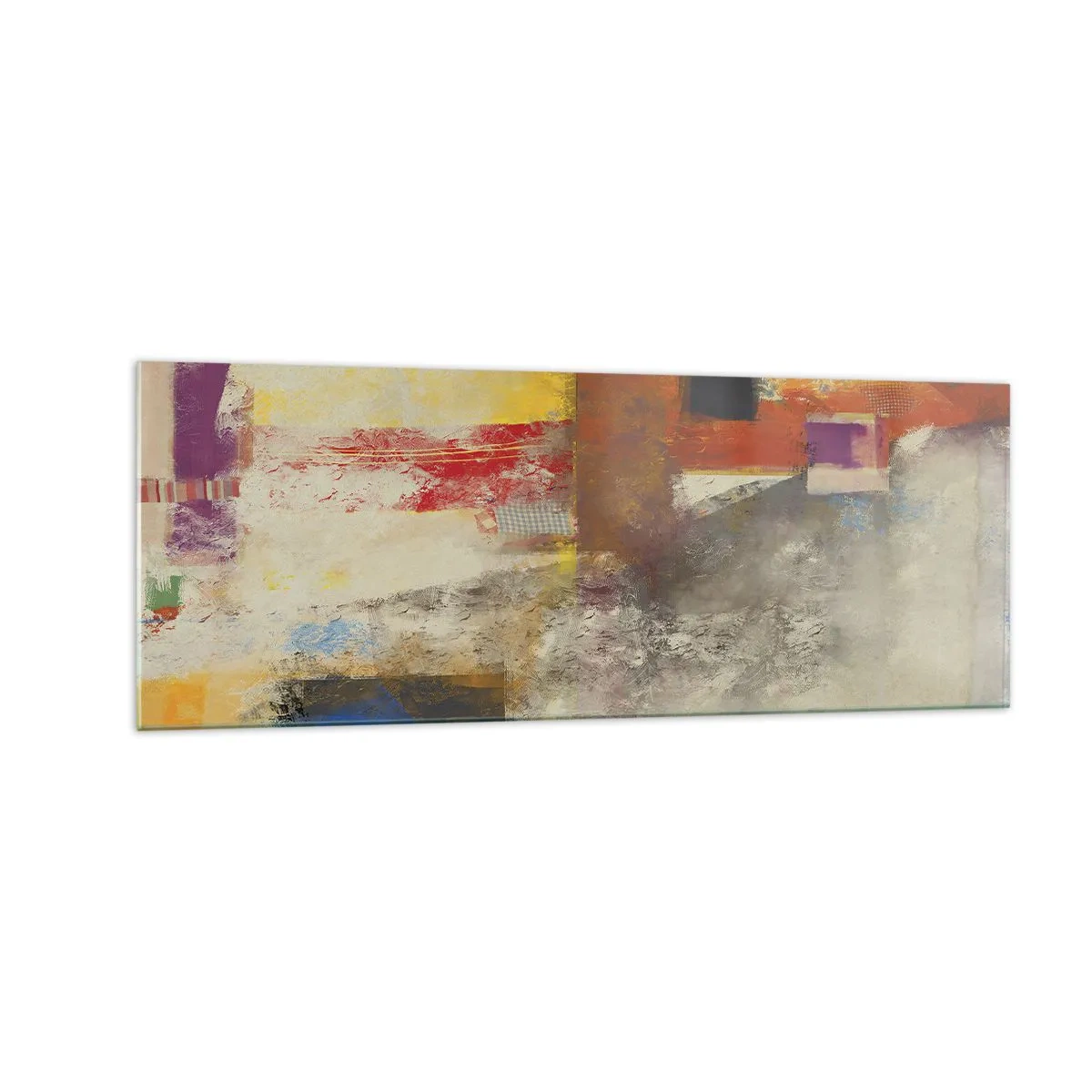 Glass picture - Geometry of Colours - 140x50 cm