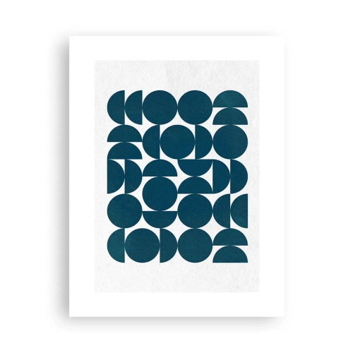 Poster - Circles and Semicircles - 30x40 cm