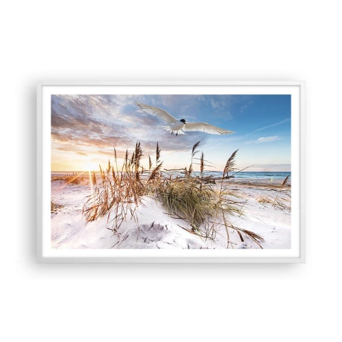 Poster in white frmae - Wind from the Sea - 91x61 cm