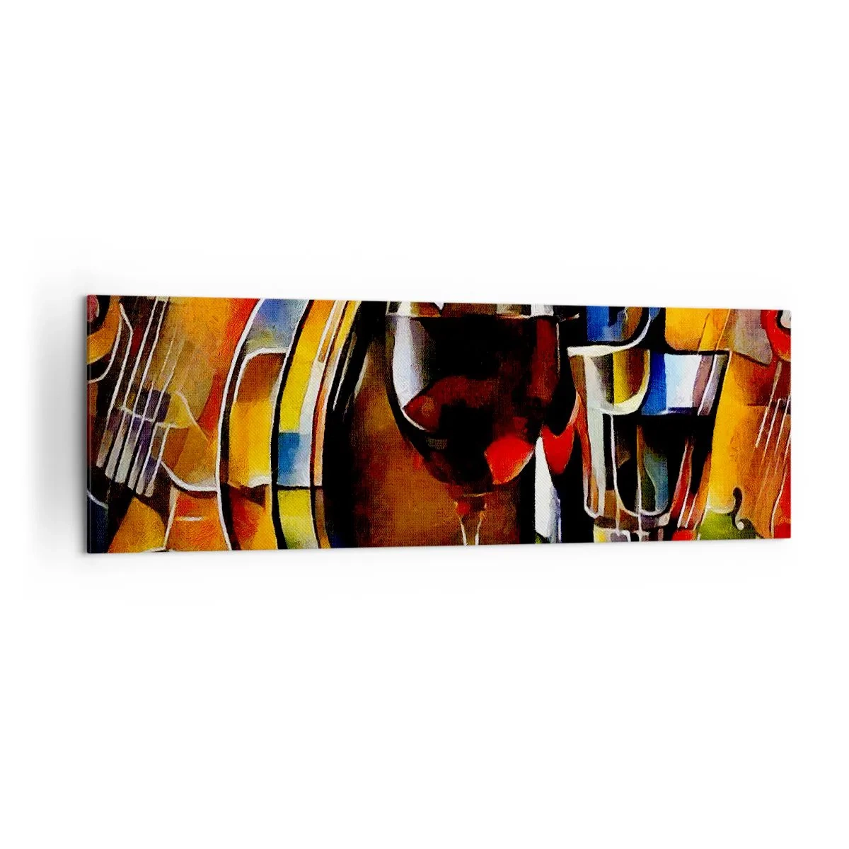 Canvas picture - And The World Fills With Colours - 160x50 cm