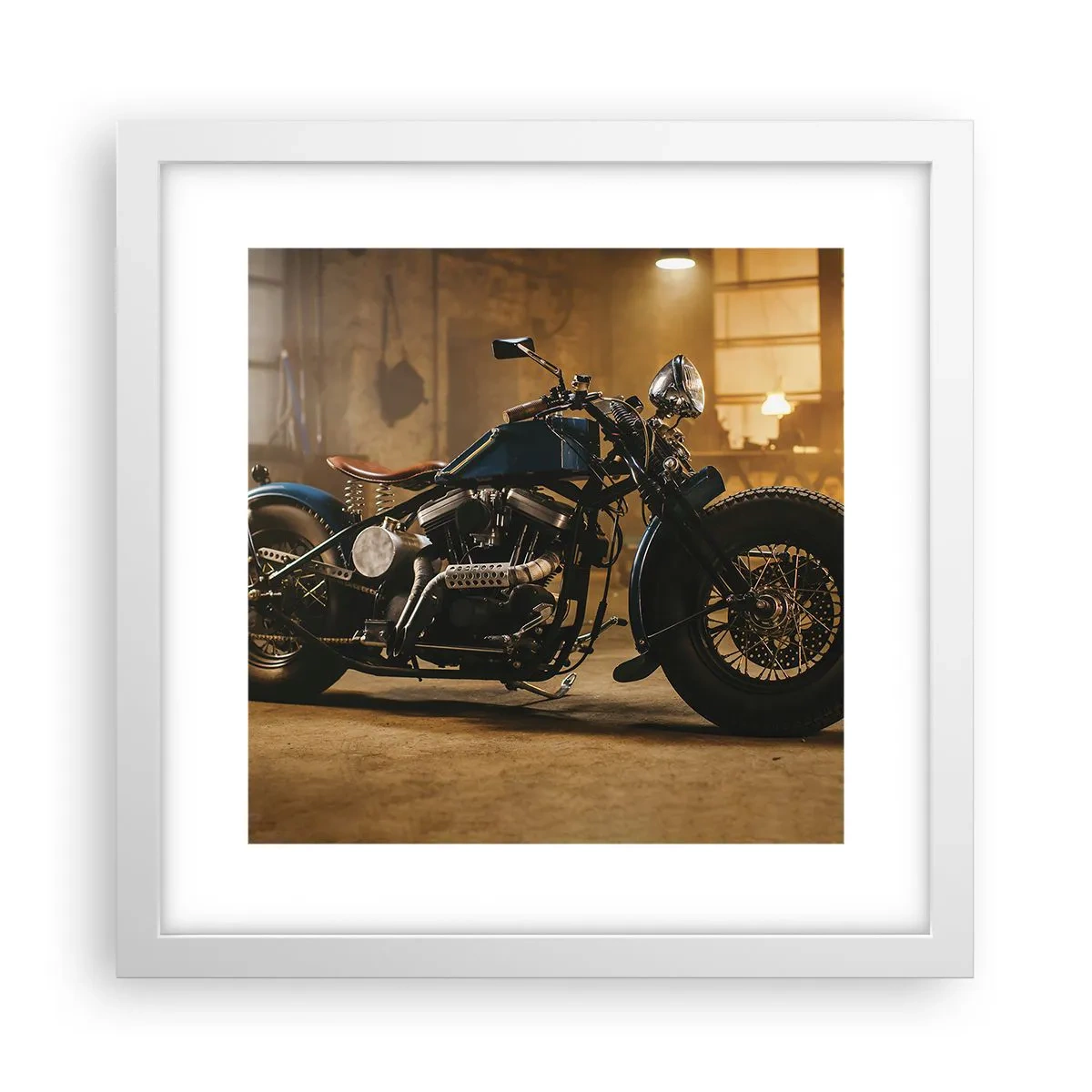 Poster in white frmae - I Can Do Anything - 30x30 cm