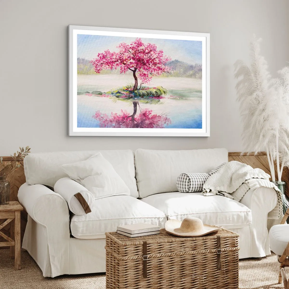Poster in white frmae - Spring Holiday - 91x61 cm
