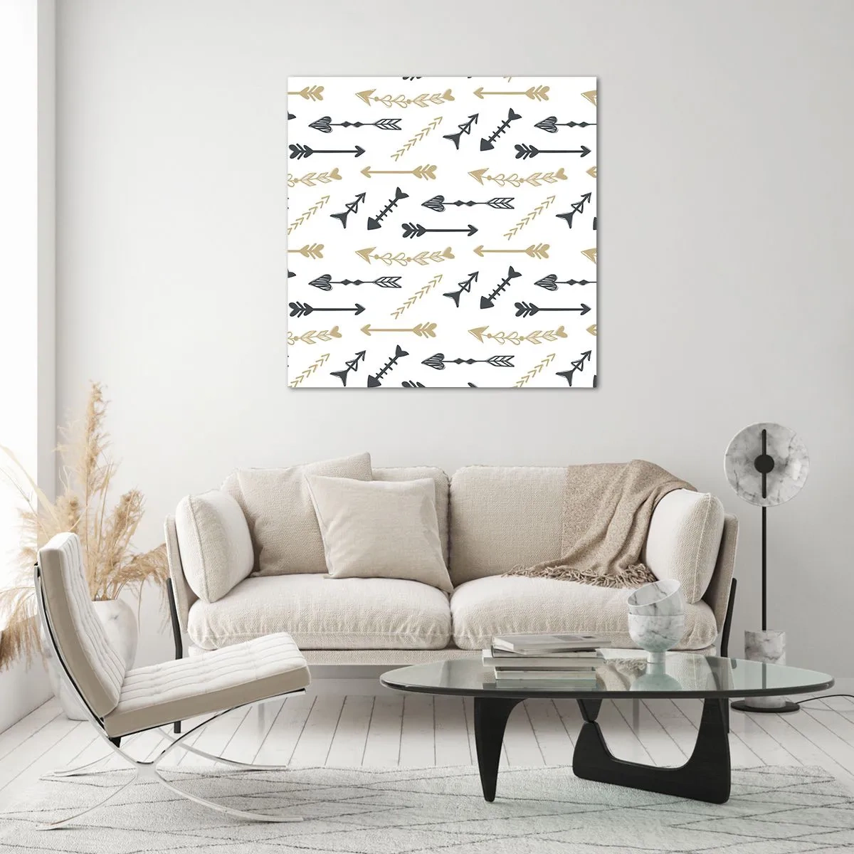 Glass picture - Dream of an Archer - 40x40 cm