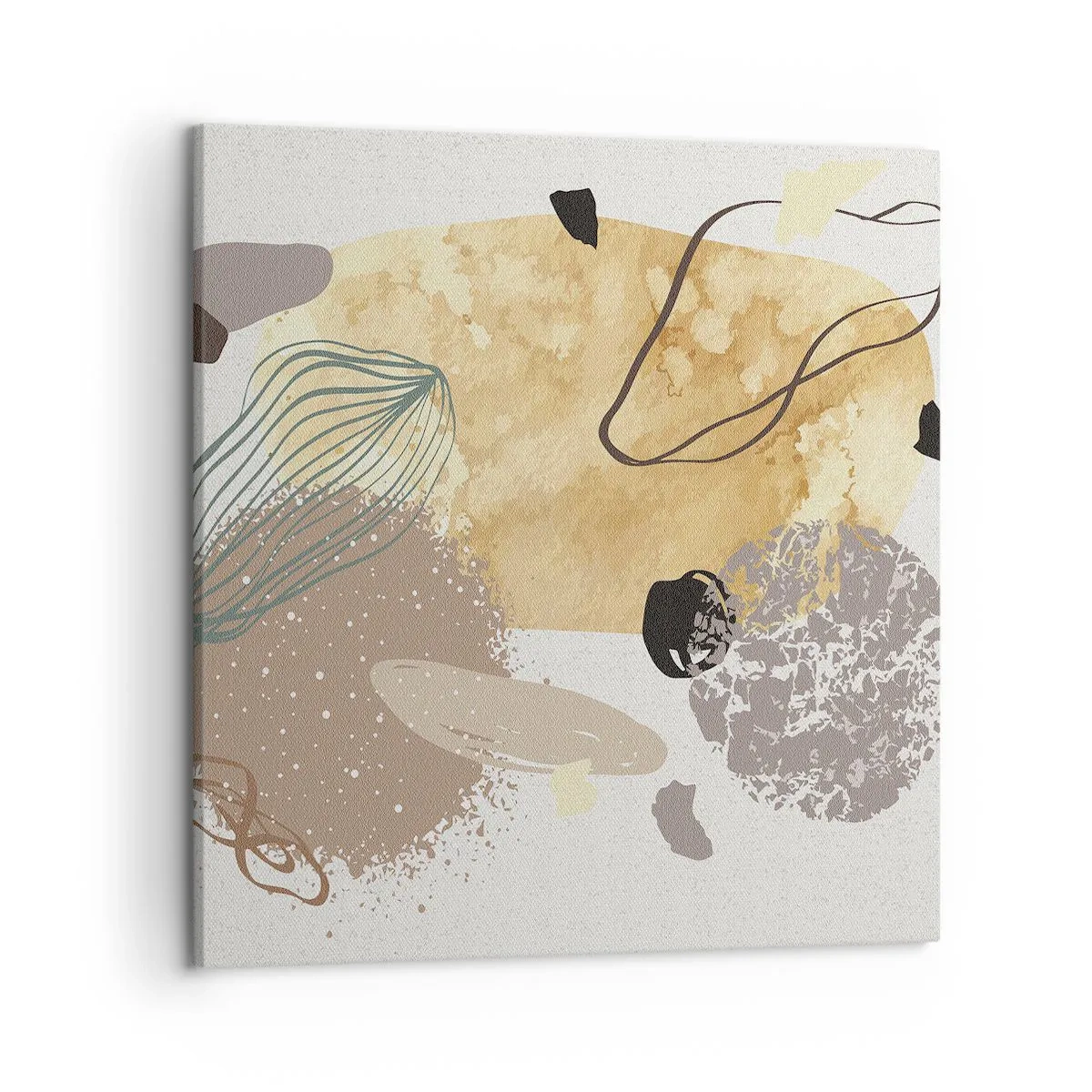 Canvas picture - Applied Splashing - 50x50 cm