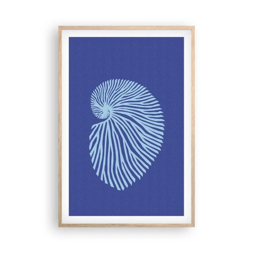 Poster in light oak frame - Birth of a Shell - 61x91 cm
