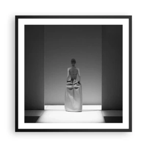 Poster in black frame - Refined Simplicity - 60x60 cm